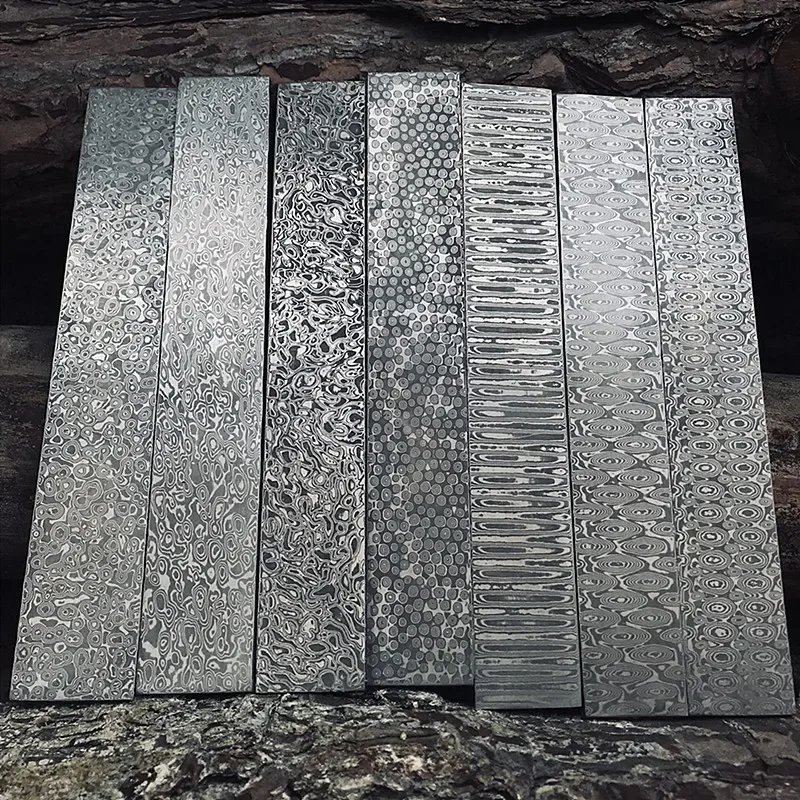 Knife Blade Blank Damascus Steel Forged - Isıl işlem VG10 şam çelik dövme