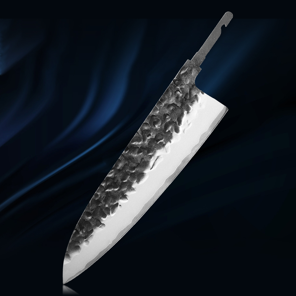 Knife Blade Blank Damascus Steel Forged - 8.2 inç Şef Bıçağı Ham Çelik