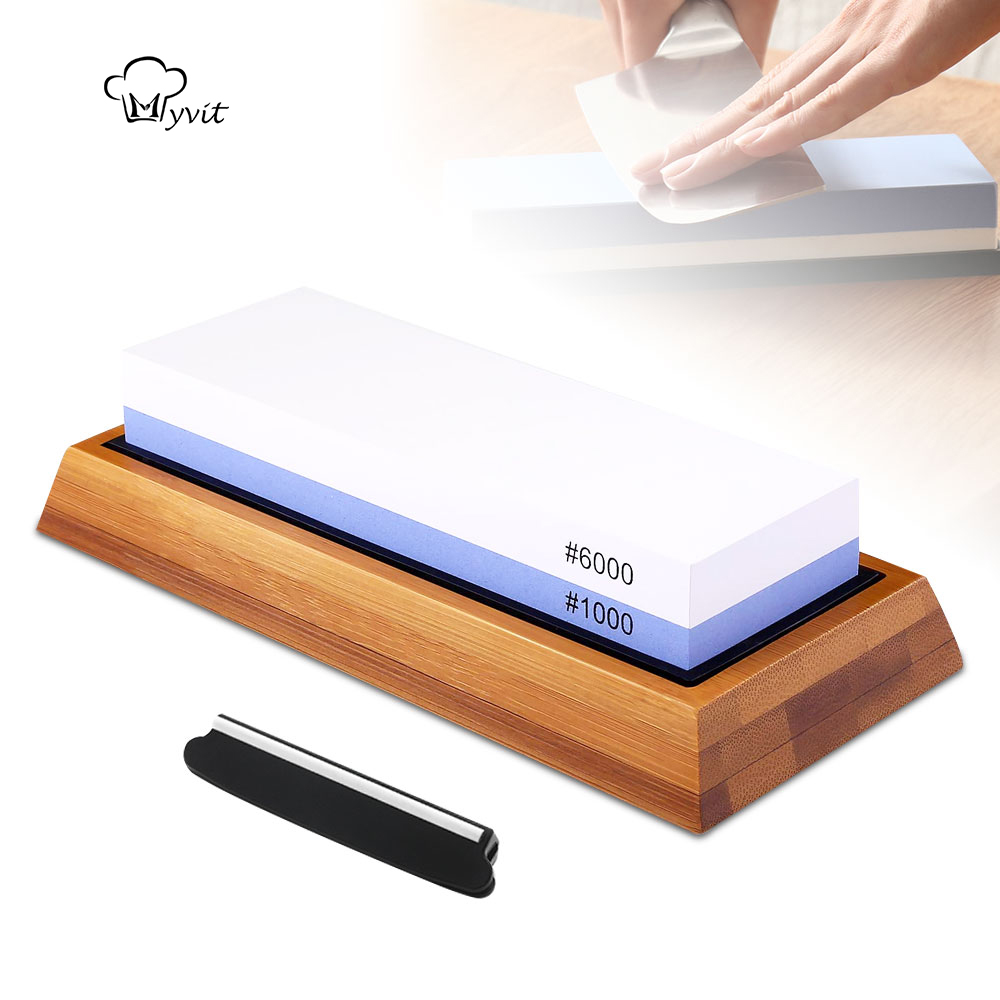 Knife Sharpening Stone Whetstone 1000 6000 - Bıçak Bileyici Whetstone Profesyonel Bileme Taşları