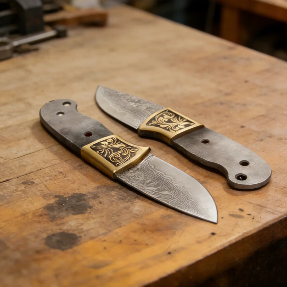 El Yapımı, Damask Çeliği, Agar - Knife Blade Blank Damascus Steel Forged incelemesi ve fiyatı