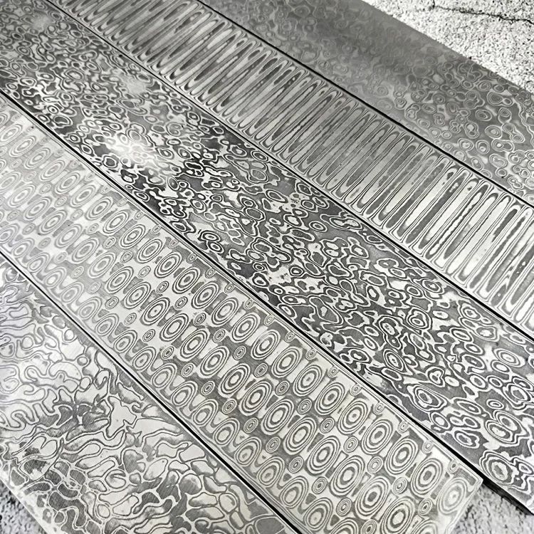 Isıl işlem VG10 şam çelik dövm - Knife Blade Blank Damascus Steel Forged incelemesi ve fiyatı