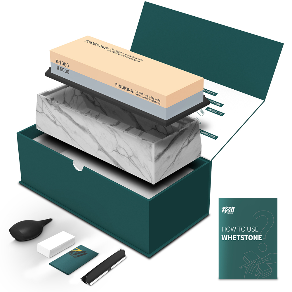 FINDKING Bıçak Bileme Taşı Set - Knife Sharpening Stone Whetstone 1000 6000 incelemesi ve fiyatı
