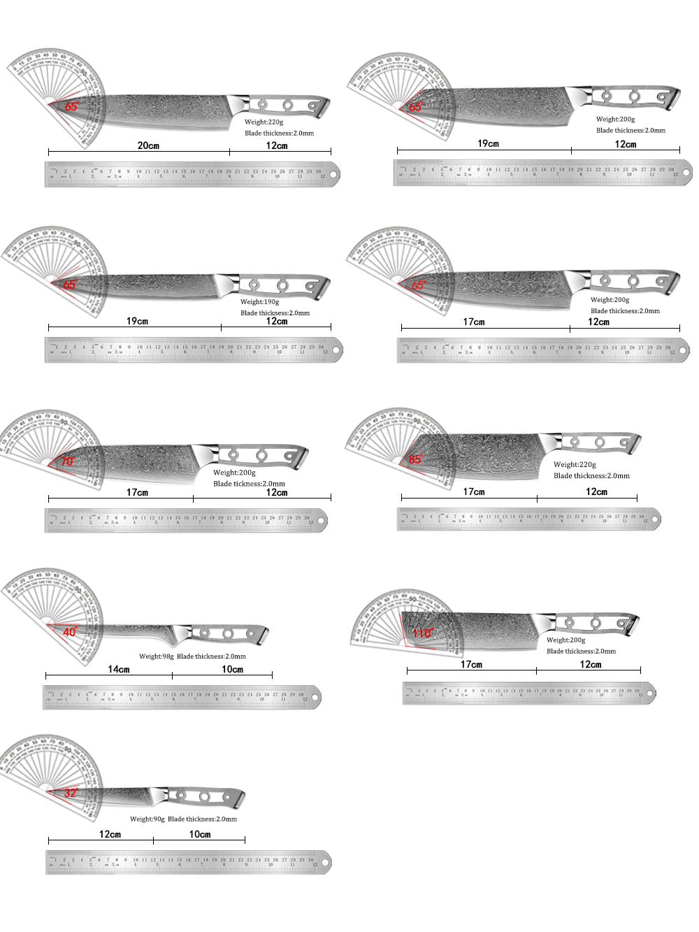XITUO 67 Katmanlı Şam Çelik Bı - Knife Blade Blank Damascus Steel Forged incelemesi ve fiyatı