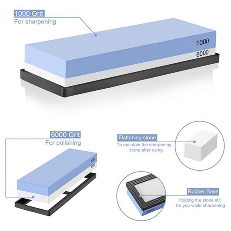 REST Bileme Taşı Bıçak Bileme  - Knife Sharpening Stone Whetstone 1000 6000 incelemesi ve fiyatı