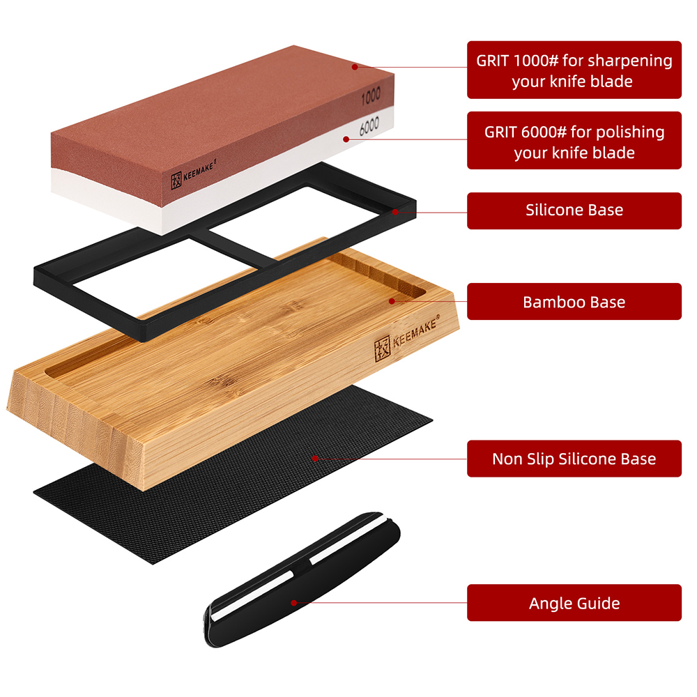 Profesyonel Bıçak Bileyici Whe - Knife Sharpening Stone Whetstone 1000 6000 incelemesi ve fiyatı