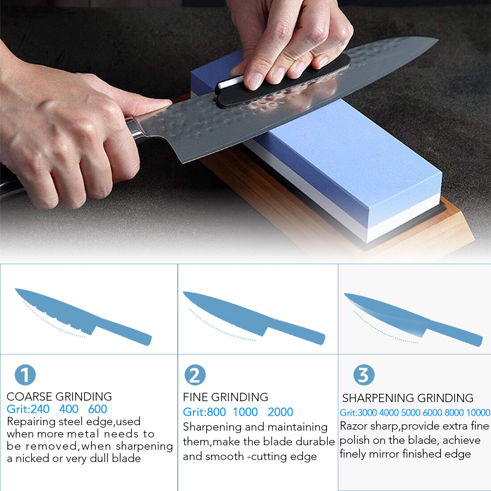 Bıçak Bileyici Whetstone Profe - Knife Sharpening Stone Whetstone 1000 6000 incelemesi ve fiyatı