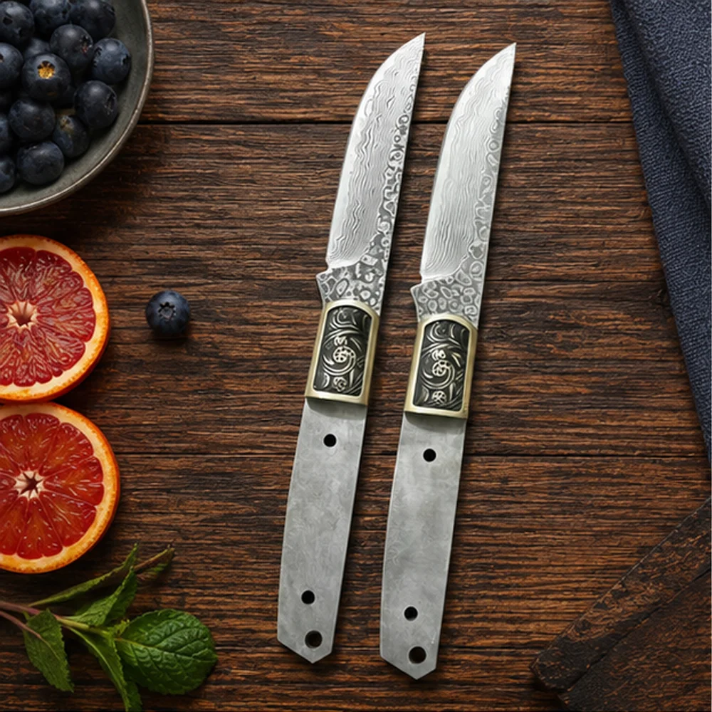3 Stil Vintage Dış Mekan Dövme - Knife Blade Blank Damascus Steel Forged incelemesi ve fiyatı