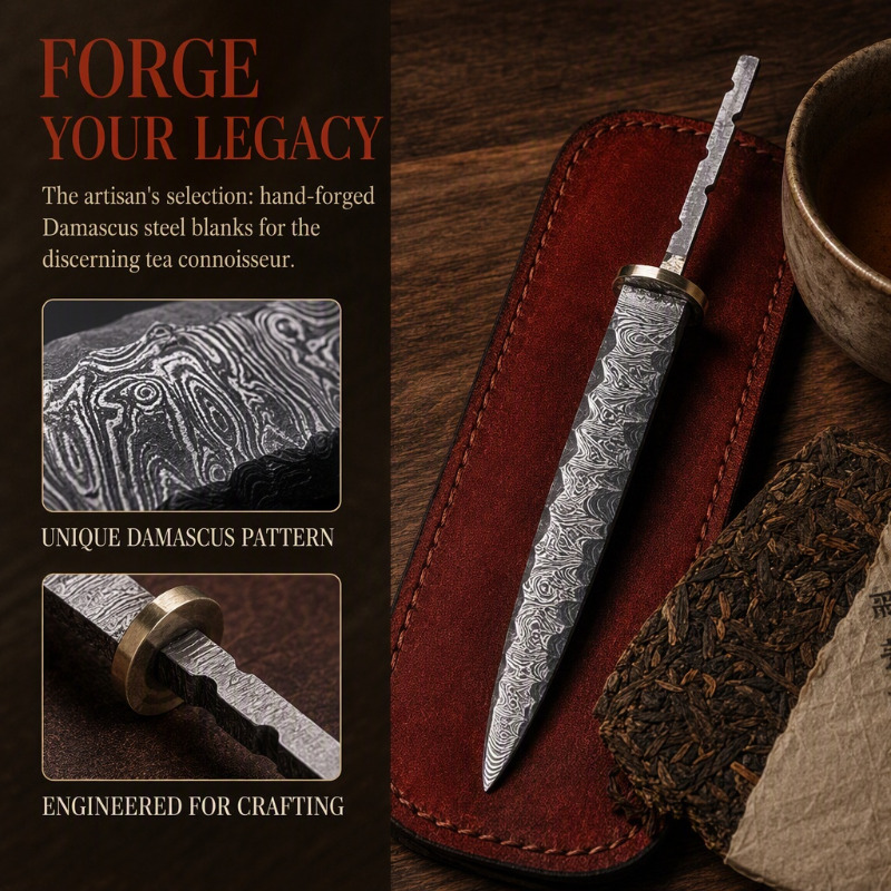 1 adet Şam Çelik Çay Bıçağı Ha - Knife Blade Blank Damascus Steel Forged incelemesi ve fiyatı