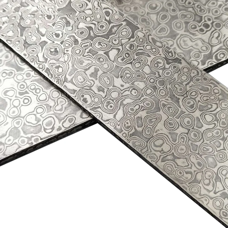 15x2.5x0.3 CM Şam Çeliği Desen - Knife Blade Blank Damascus Steel Forged incelemesi ve fiyatı